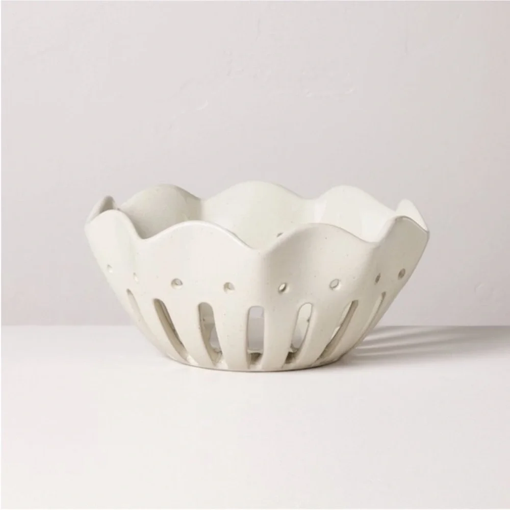 Large Wavy Edge Berry Bowl - Hearth & Hand™ with Magnolia